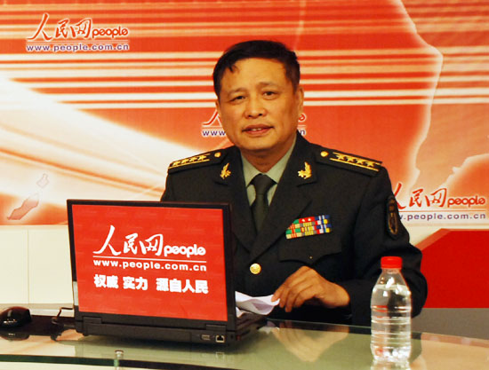 组图:国防大学教授马骏做客人民网解读南昌起