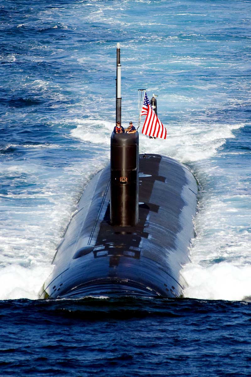 高清组图:美韩在日本海反潜演习 美航母潜艇均