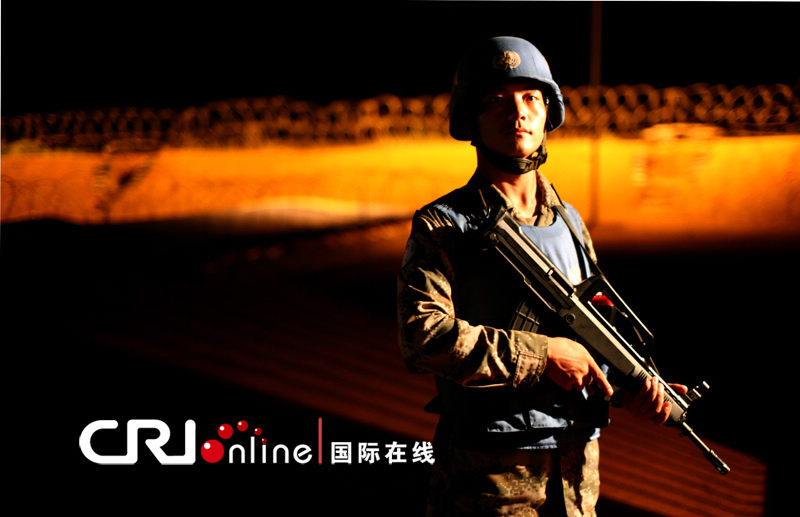 高清图集:盘点镜头下的中国维和战士 (12)