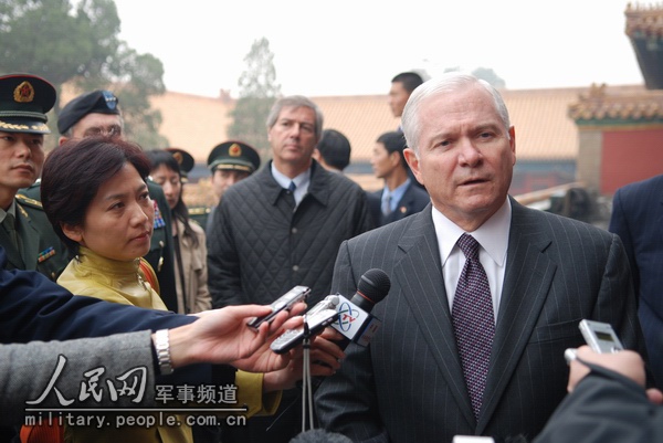 人民日报:美国国防部长盖茨将访华