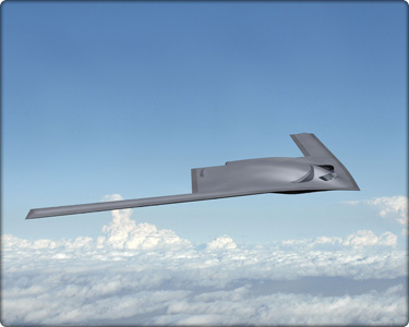 美国空军2018新轰炸机示意图 图片:美国波音公司(Boeing photo)