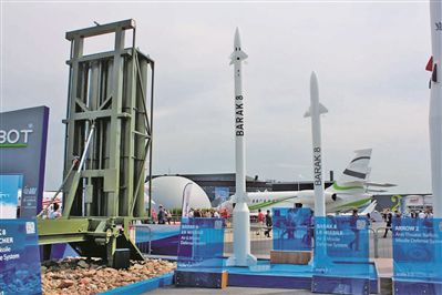 印度和以色列联合研发的“巴拉克-8”防空导弹。