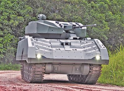 战车 无人炮塔作为装甲战车新选择，应用现状和发展前景如何？-新华网