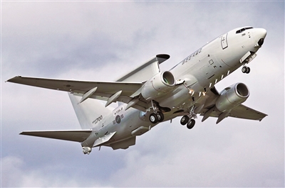 圖為韓國空軍裝備的波音E-737預警機