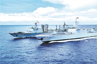 水兵某部展开海上练习